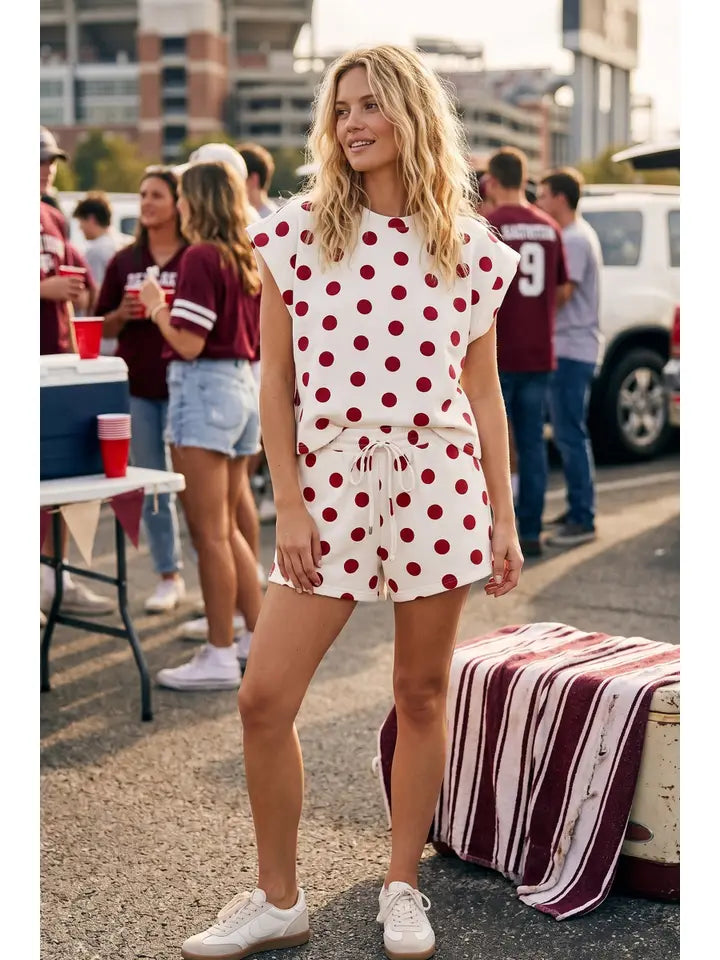 Varsity Dot Scuba Set
