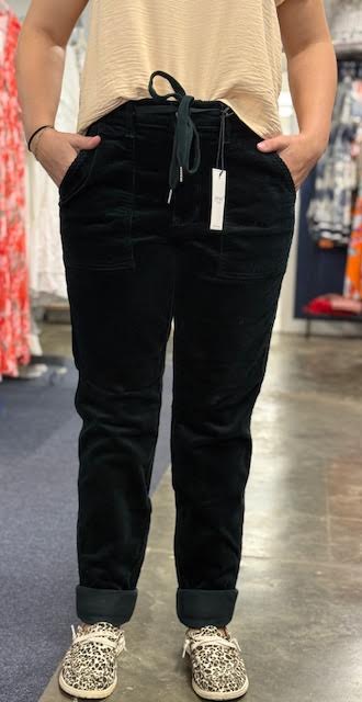 Judy Blue High Waist Emerald Corduroy Jogger