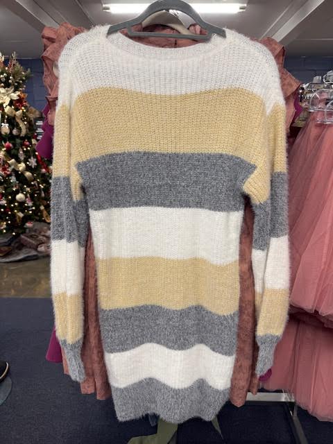 Striped Sweater Dress