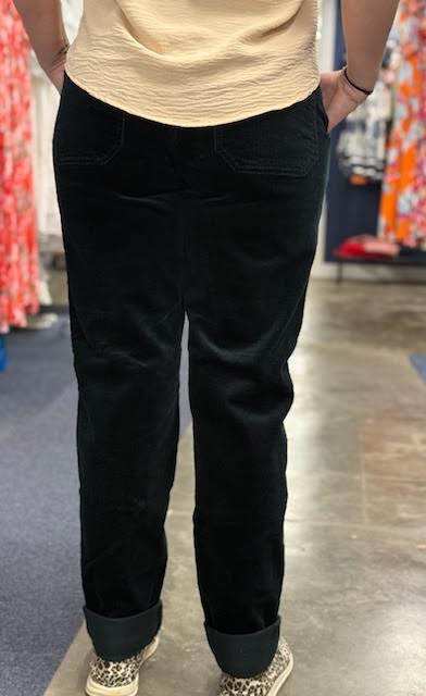 Judy Blue High Waist Emerald Corduroy Jogger