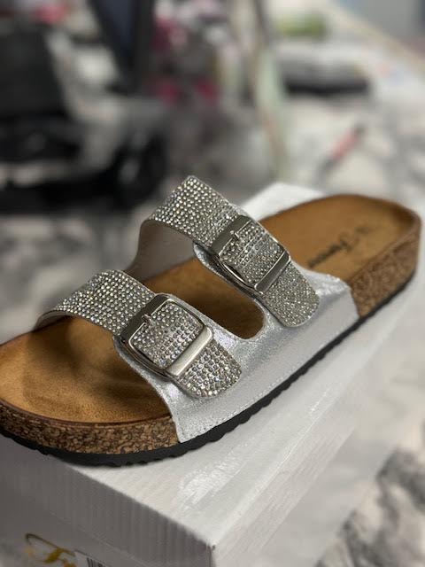 Jeweled Birkenstock Slide