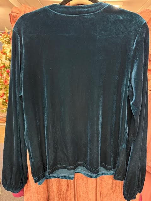 Velvet Teal Top