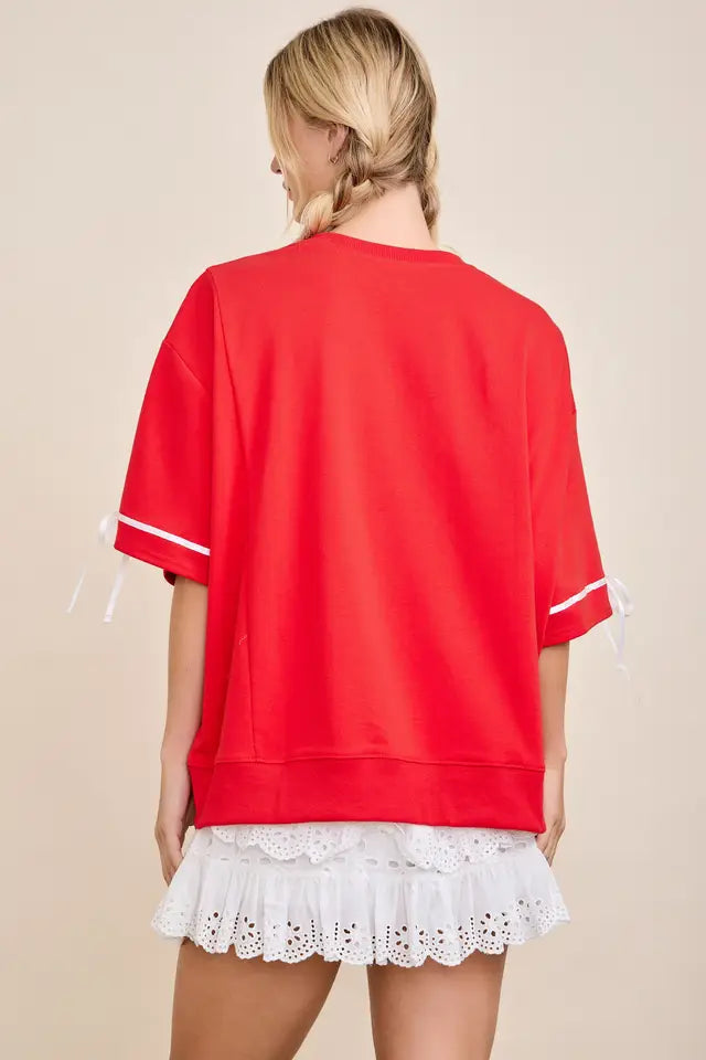 Red Touchdown GameDay Shirt