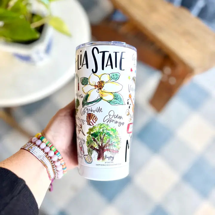 Mississippi Tumbler, 20 oz, State Design