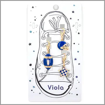 Gameday Charms! Football, Helmet, and Star. Perfect for Shoes, Bags, Etc