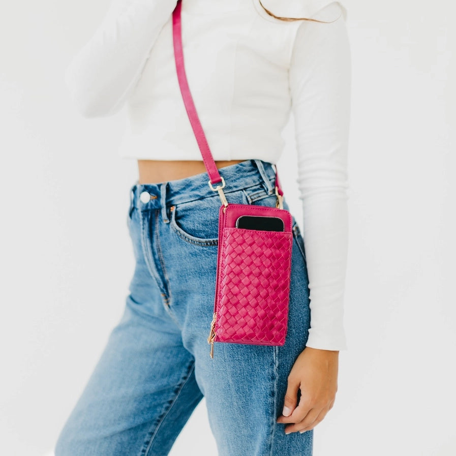 Pretty Simple Woven Double Duty Phone Bag