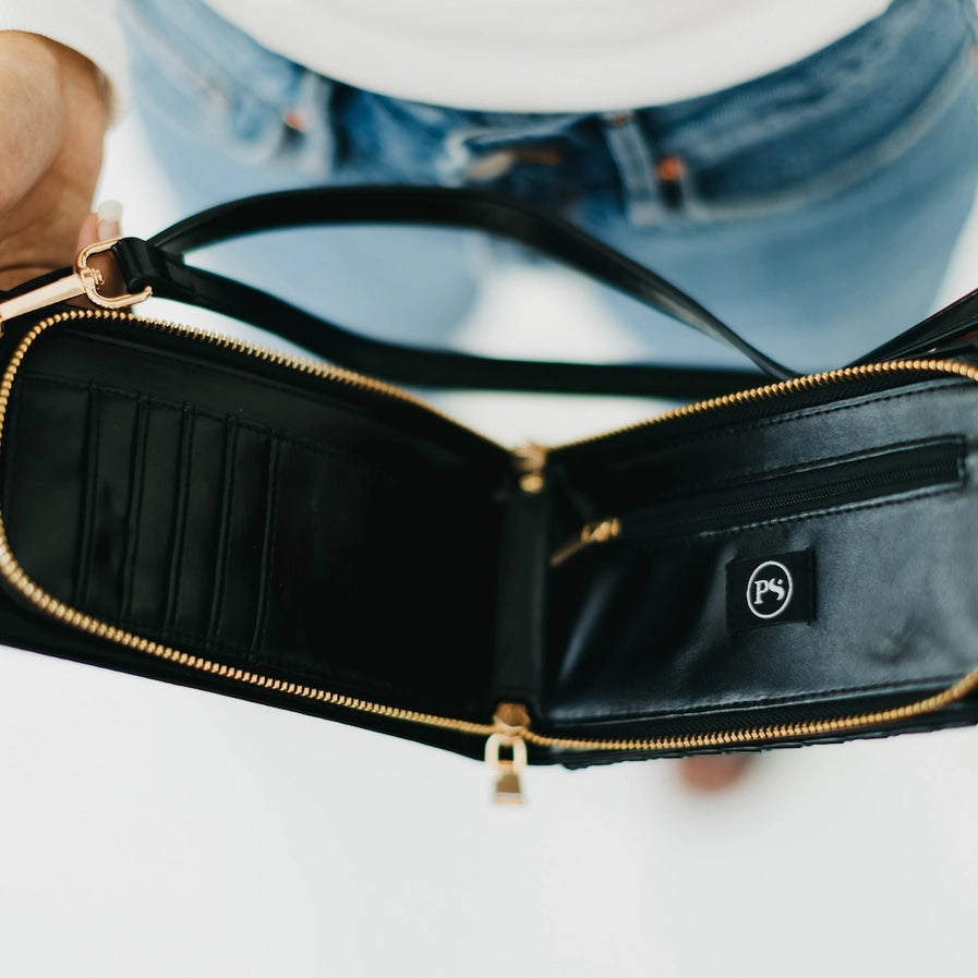 Pretty Simple Woven Double Duty Phone Bag
