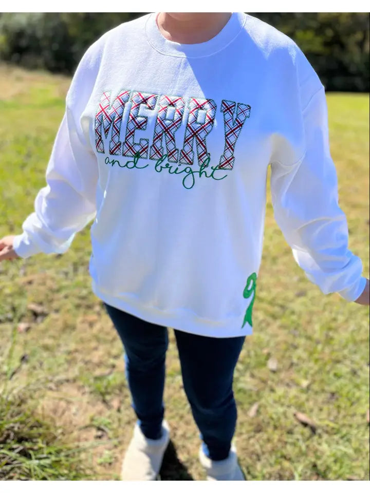 Merry and Bright Christmas Sweatshirt