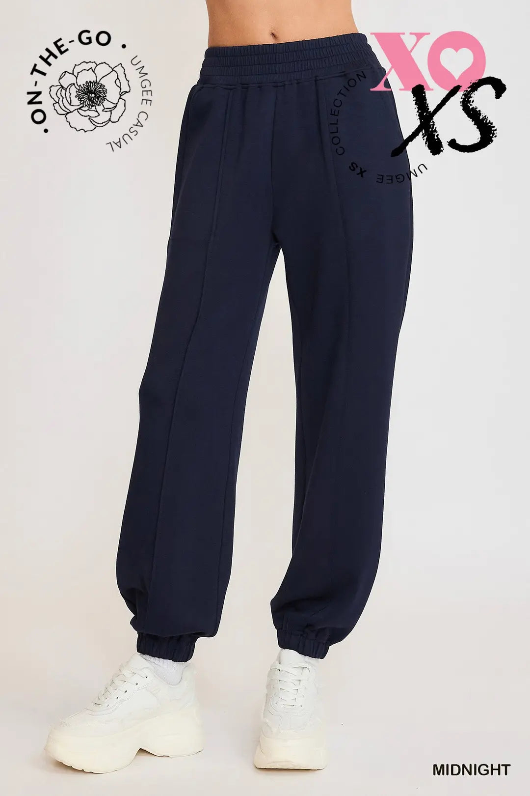 Umgee Midnight Luxeknit Joggers