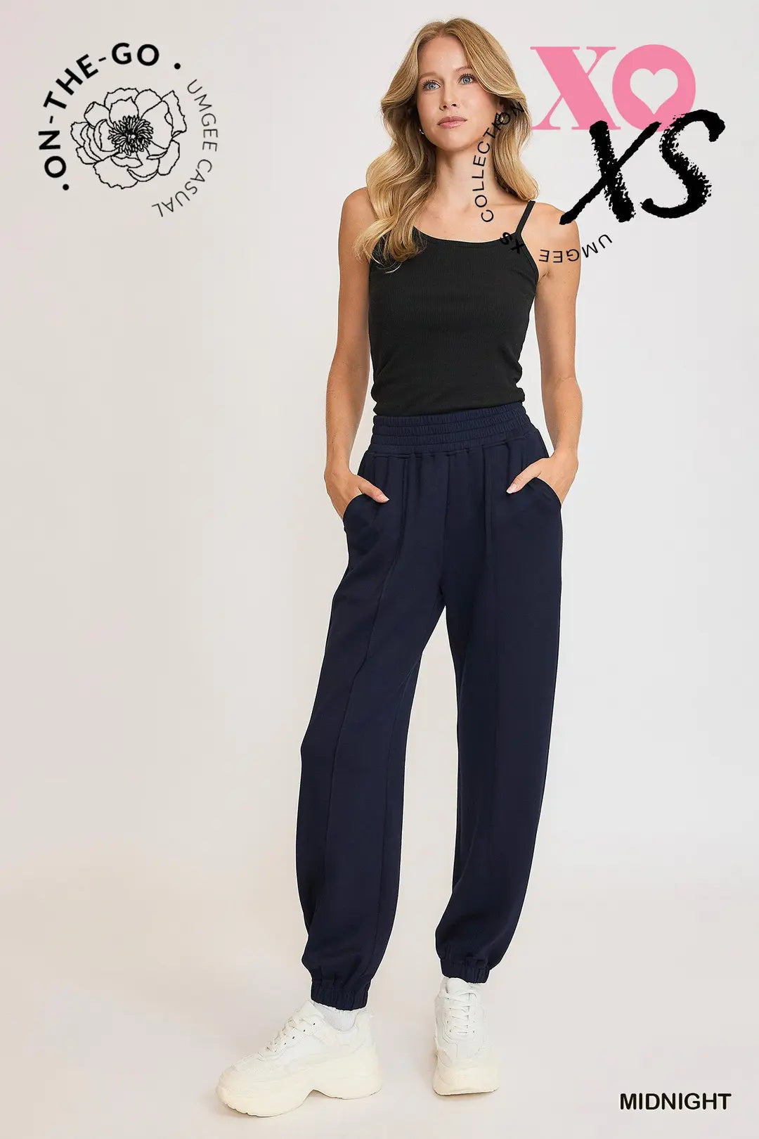 Umgee Midnight Luxeknit Joggers