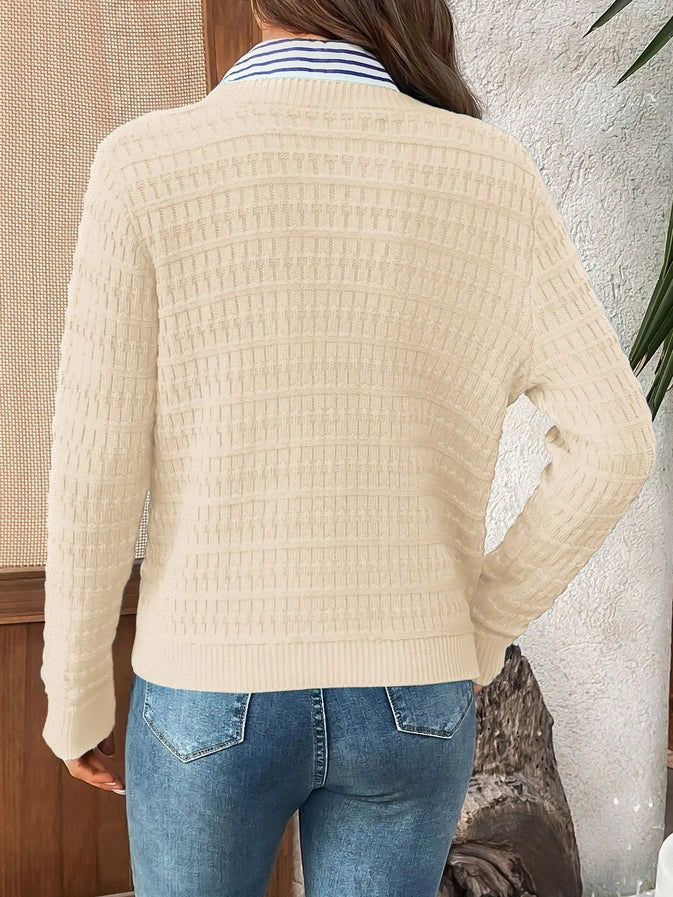Button-Down Knit Cardigan