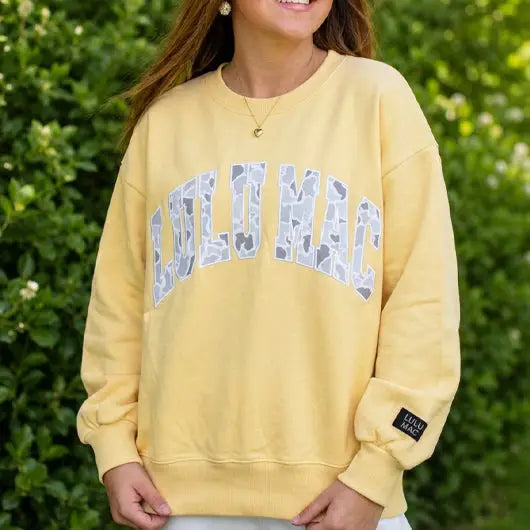 Lulumac Adult Camo-Butter Sweatshirt