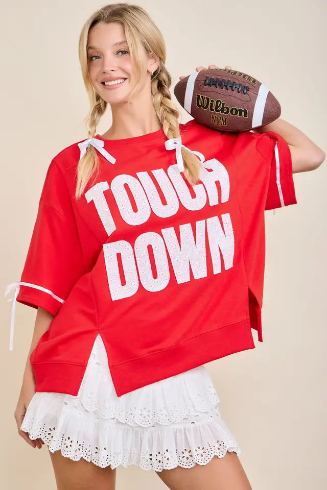 Red Touchdown GameDay Shirt