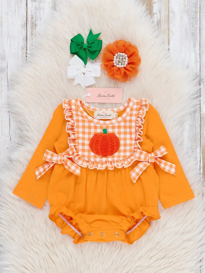 Embroidered Gingham Patch Pickin’S Bubble