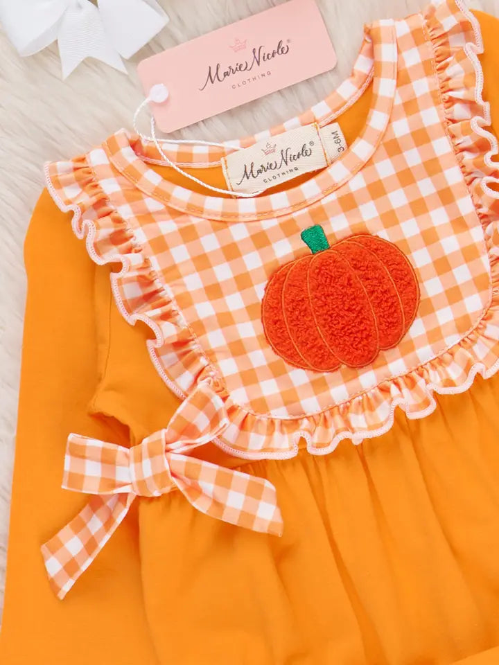 Embroidered Gingham Patch Pickin’S Bubble