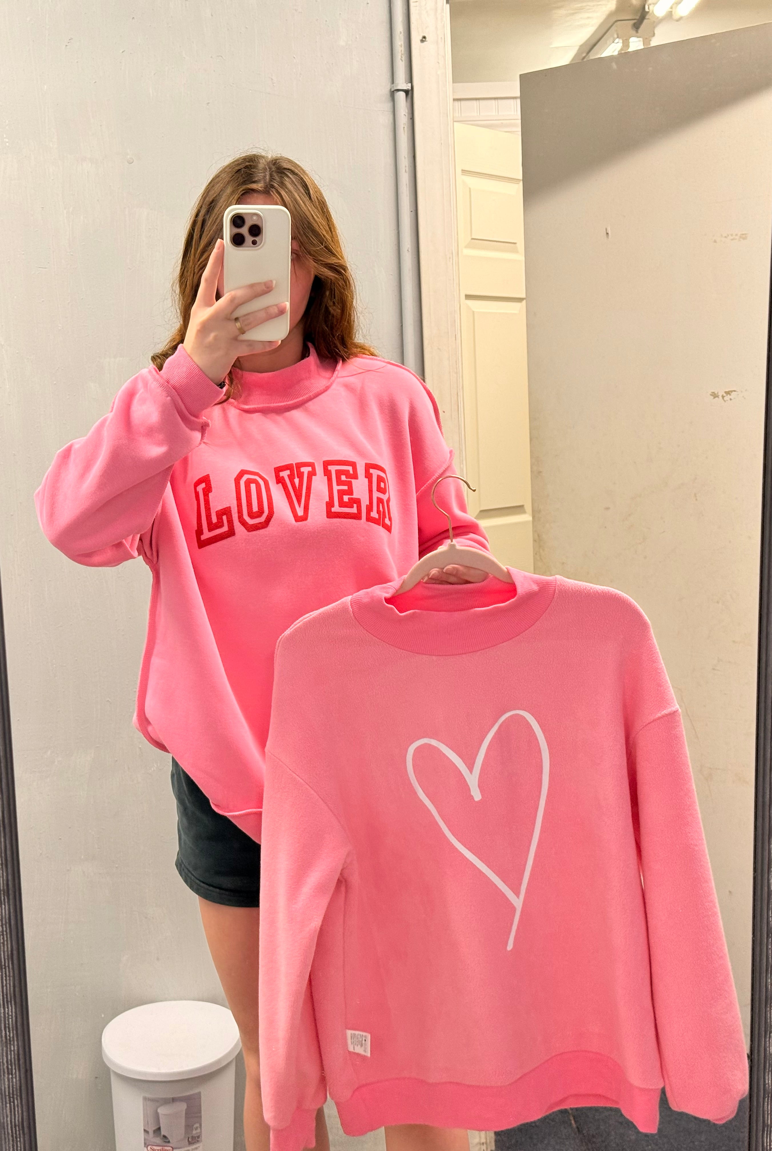 Valentine's Day Reversible Lover/Heart Sweatshirt