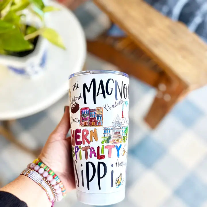 Mississippi Tumbler, 20 oz, State Design