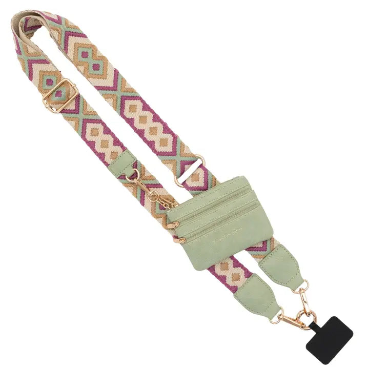 Clip & Go Strap W/Zippered Pouch