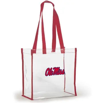 Ole Miss Clear Stadium Tote