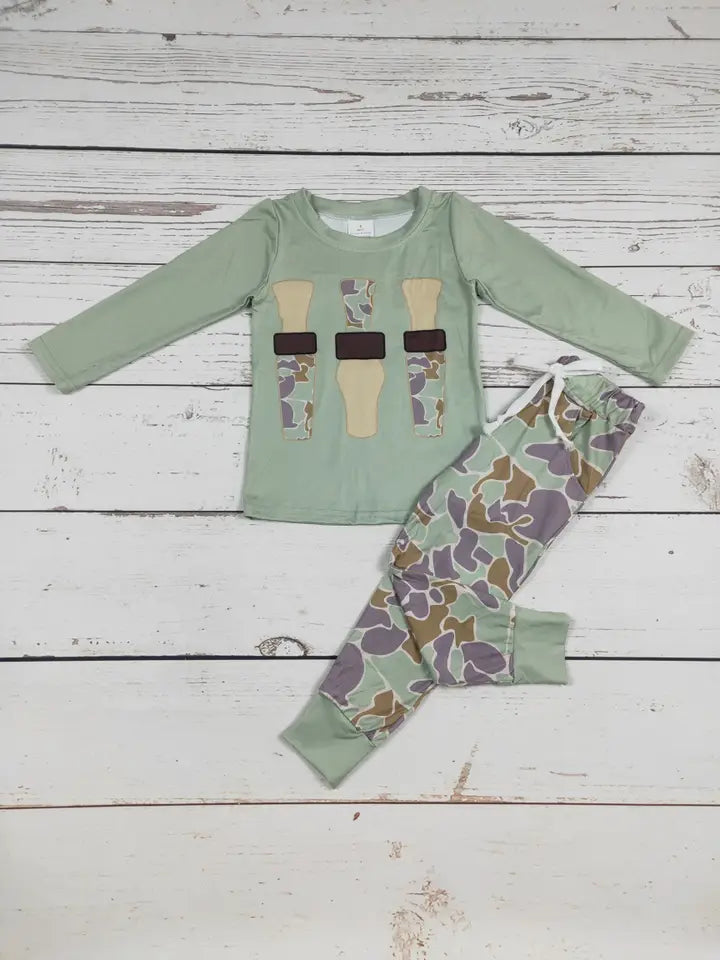 Infant Boys Duck Camouflage Pants Set
