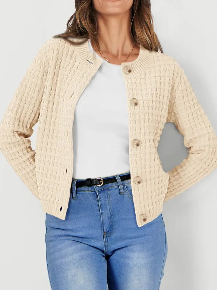 Button-Down Knit Cardigan