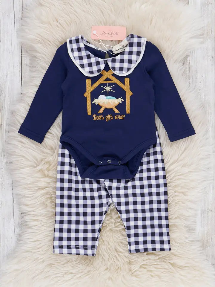 "Best Gift Ever" Nativity Romper Set